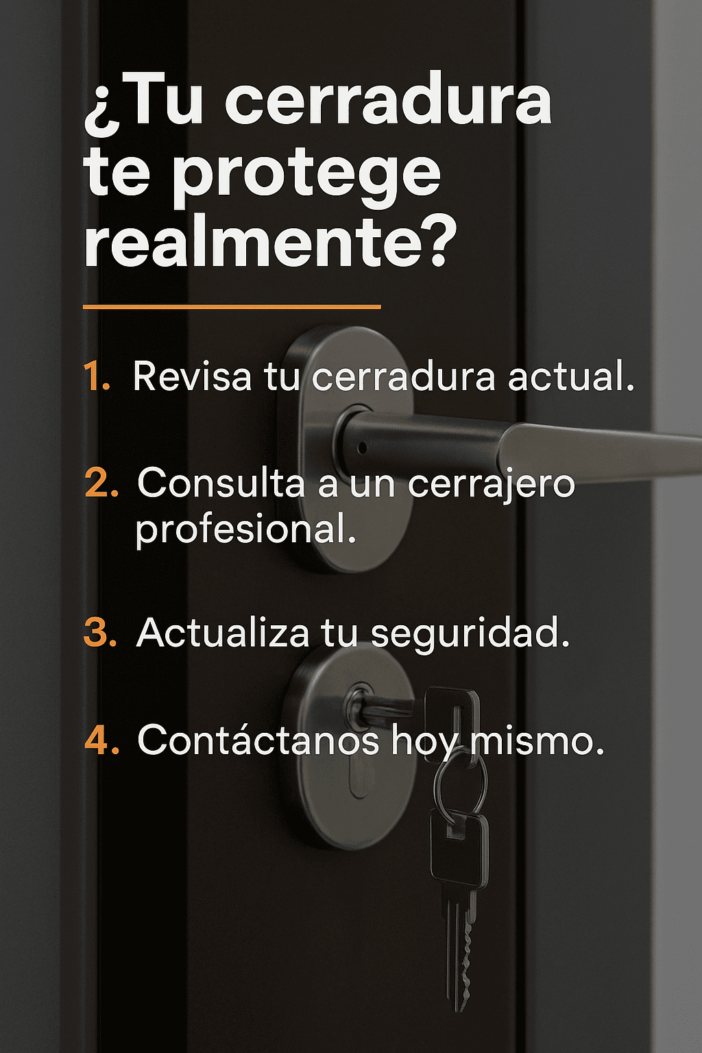 ¿Tu cerradura te protege realmente ¿Tu cerradura te protege realmente
