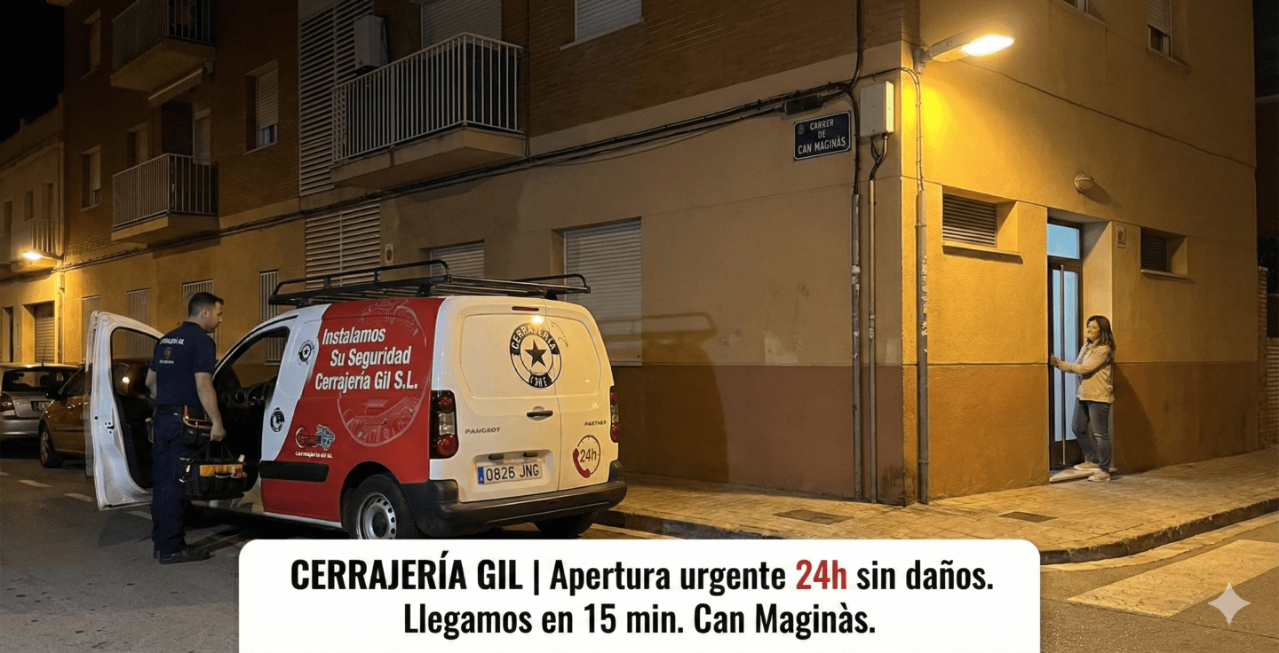 Cerrajeros en Can Maginàs Disponibilidad Inmediata en 15 Minutos